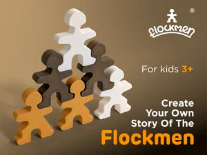 Flockmen Mini Figures – Balancing Toy for Kids