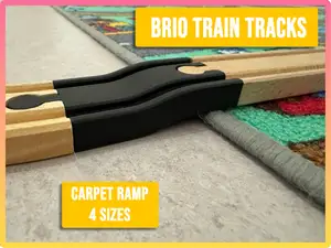 Train Tracks carpet Lift compatible with Brio Ikea