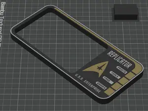 Star Trek Display-Rahmenfür Bambu Lab P2S, X1 & H2
