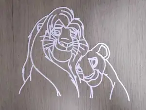 Mufasa and Sarabi Lion King