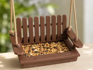 Mini Porch Swing Bird Feeder