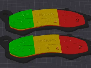 Break pad indicator