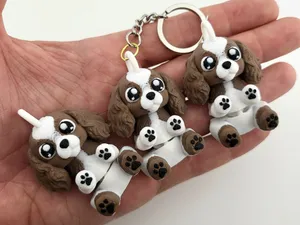 Cavalier King Charles Spaniel Flexi Keychain Toy