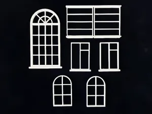 Miniature Multi-Style Window and Doors Set