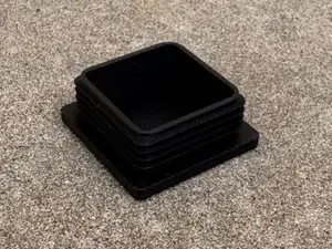 tappo cappuccio per tubolare 25x25