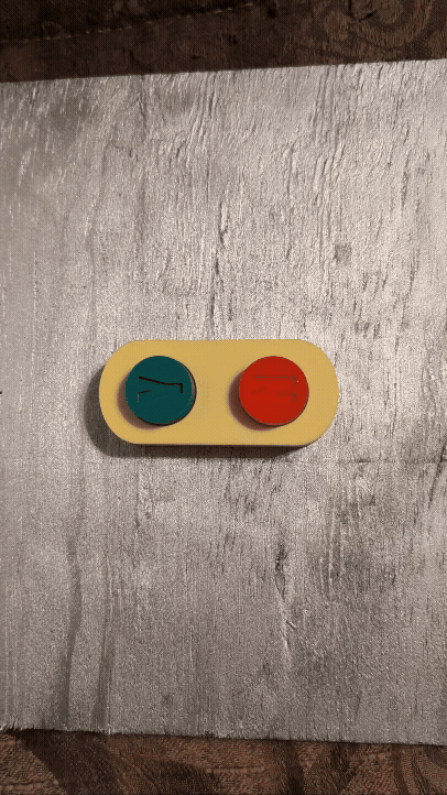Bluey Fidget Yes/No Clicker