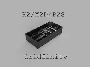 V2 Bambu Lab H2 / P2S / X2D Gridfinity Toolbox