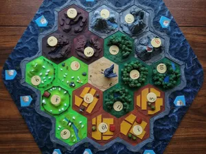3D Settlers of Catan