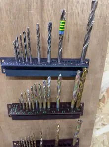 Wall Mount Drill Bit Holder (Metric version)