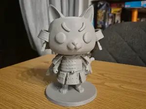 Cat samurai pop