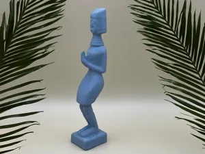 Thai Long Neck Women Sculpture