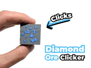Diamond Ore Clicker – Minecraft Fidget | MX Switch