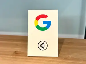 Google Logo Review NFC Stand | Simple Desk Stand