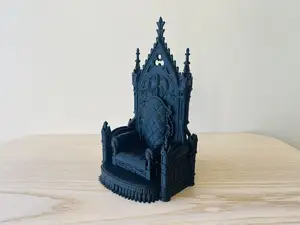 Gothic-style church throne(Q_Craft)