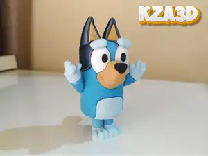 AMS Bluey Articulated Puppet