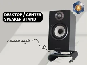 Desktop / Center Speaker Stand, variable tilt