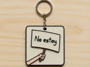 NO ESTOY - NO TOY - LLAVERO MUY PARTICULAR