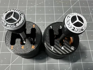 Shift Knob [Mercedes] for StickShift Fidget Toy V2