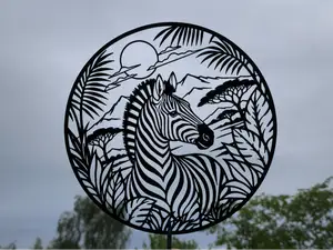 Safari Zebra 2D Wall Art