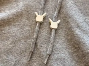 Pikachu Hoodie Drawstring Beads
