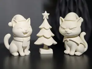 Merry & Grumpy Christmas Felines