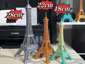 埃菲尔铁塔(高18cm 、22cm、28cm)、一体无支撑