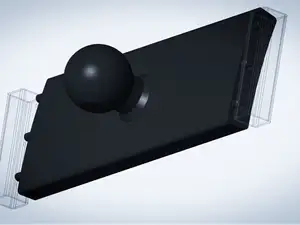 Octavia MK1 Mid Vent Phone Mount Adapter 17mm Ball