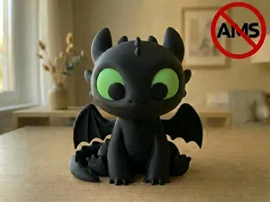 Toothless – Figurine (AMS + No AMS Versions) 