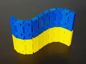 Flag of Ukraine - flexible, double-sided