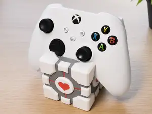 Portal Cube Stand - Xbox Controller