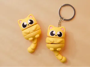 EGGO flexi Cat - toy and keychain