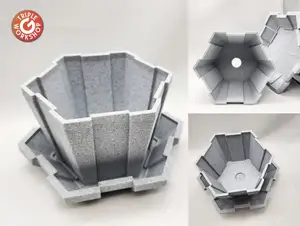 Bastion Fort Plant Pot w/Base