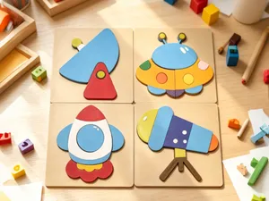 Montessori 4-in-1 Animal 3D Puzzle(6th upload)