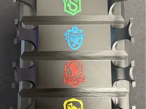 Harry Potter WandHolder with House coat of arms
