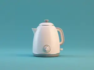 开水壶-微缩家电迷你模型-儿童过家家涂色玩具