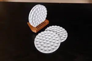 Putter and Golf Ball Coaster Set