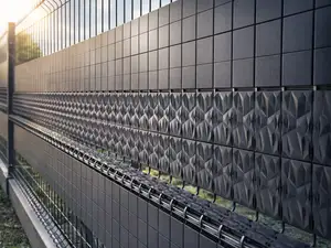 Fence 3d panels cover decoration