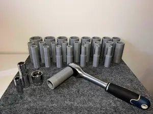 3D Printed Socket Set – 1/2" Drive (9–36 mm)