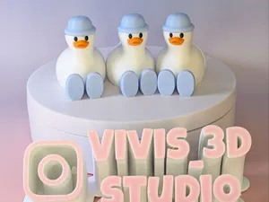 Cute Flexi Goose  (No Supports, Easy Print)