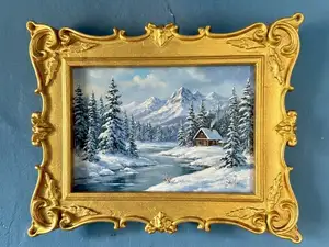 Baroque Picture Frame D for 90x130 a. 100x150 Pics