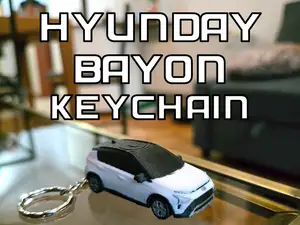 Hyundai Bayon Keychain (working wheels)