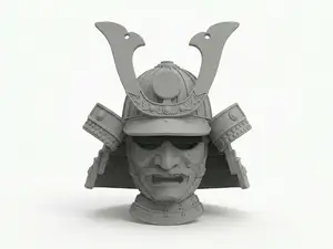 Samurai helmet Kabuto with mask