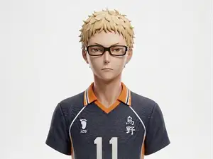 Busto Kei Tsukishima - Anime Haikyuu