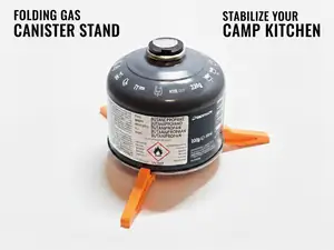 Folding Trekking Gas Canister Stand 100mm Diameter