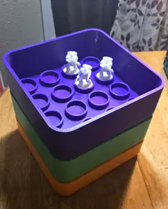 Stackable Miniature Bins (32mm bases)
