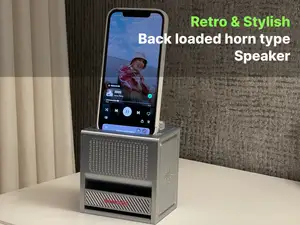 iPhone speaker_Back loaded horn type