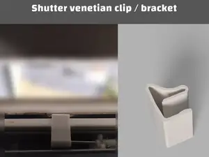 Blinds Shutter bracket Venetian clip no drill