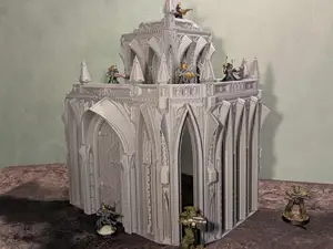 Wargame terrain Grimdark Cathedral Damaris