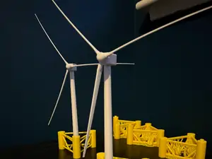 Wind Turbine Model Scaled and Realistic 15MW
