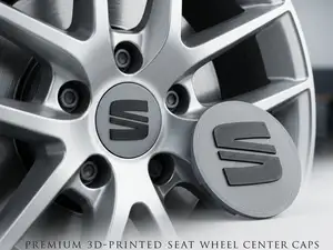 Seat Wheel Center Cap 54mm | 3D Print STL